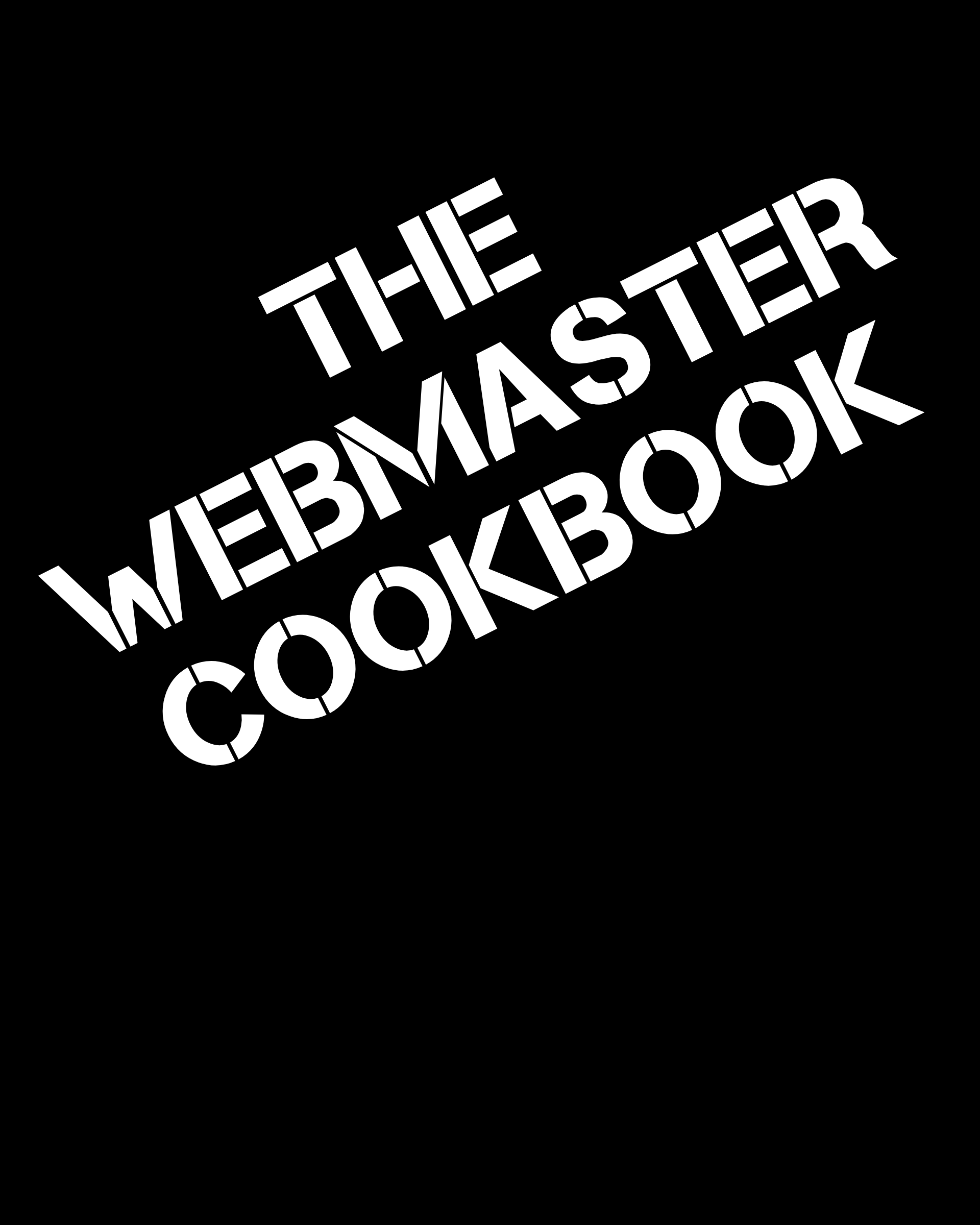 The Webmaster Cookbook cover